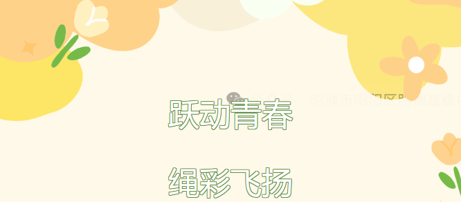 跃动青春·绳彩飞扬
